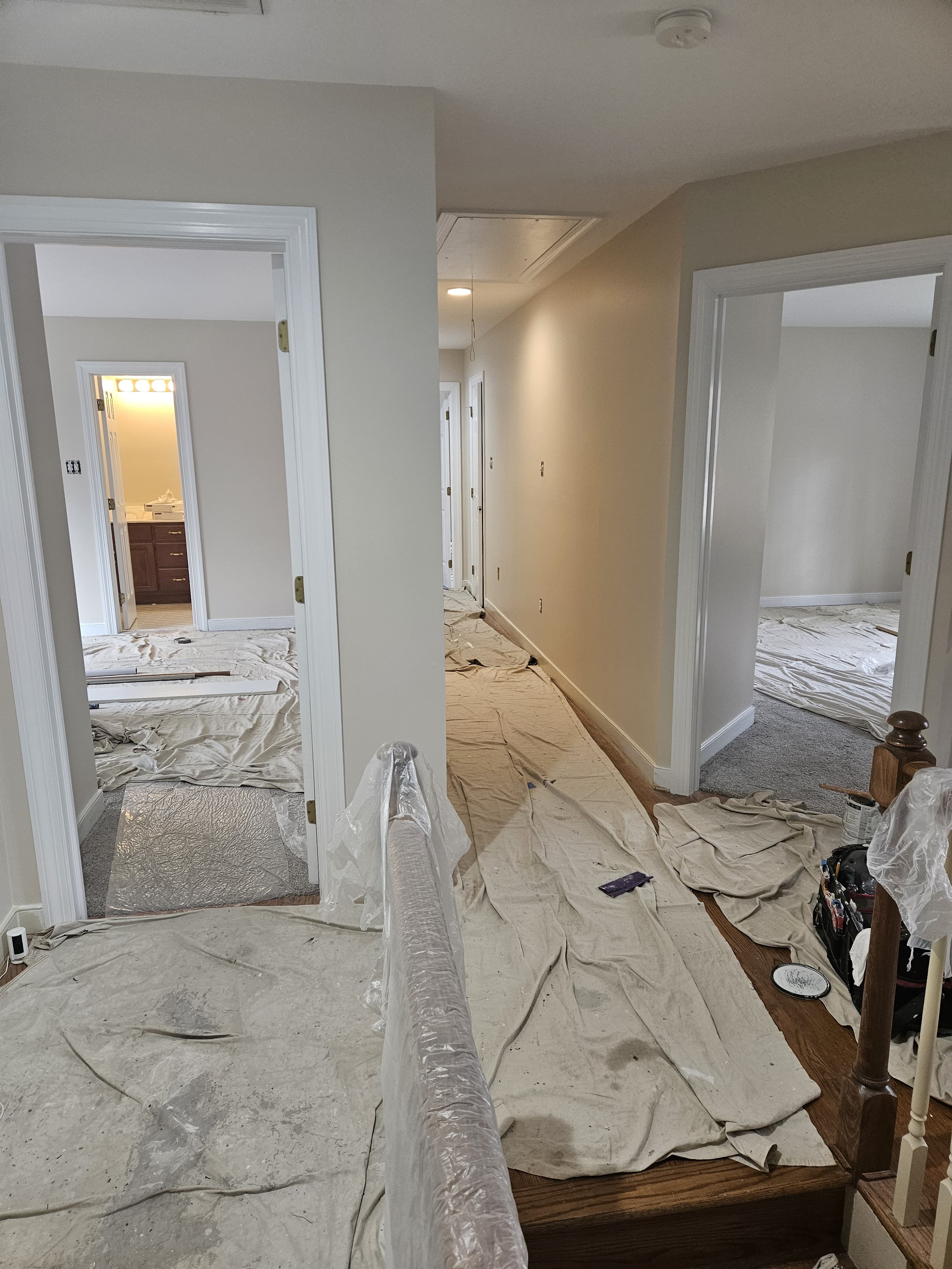 Interior painting preparation