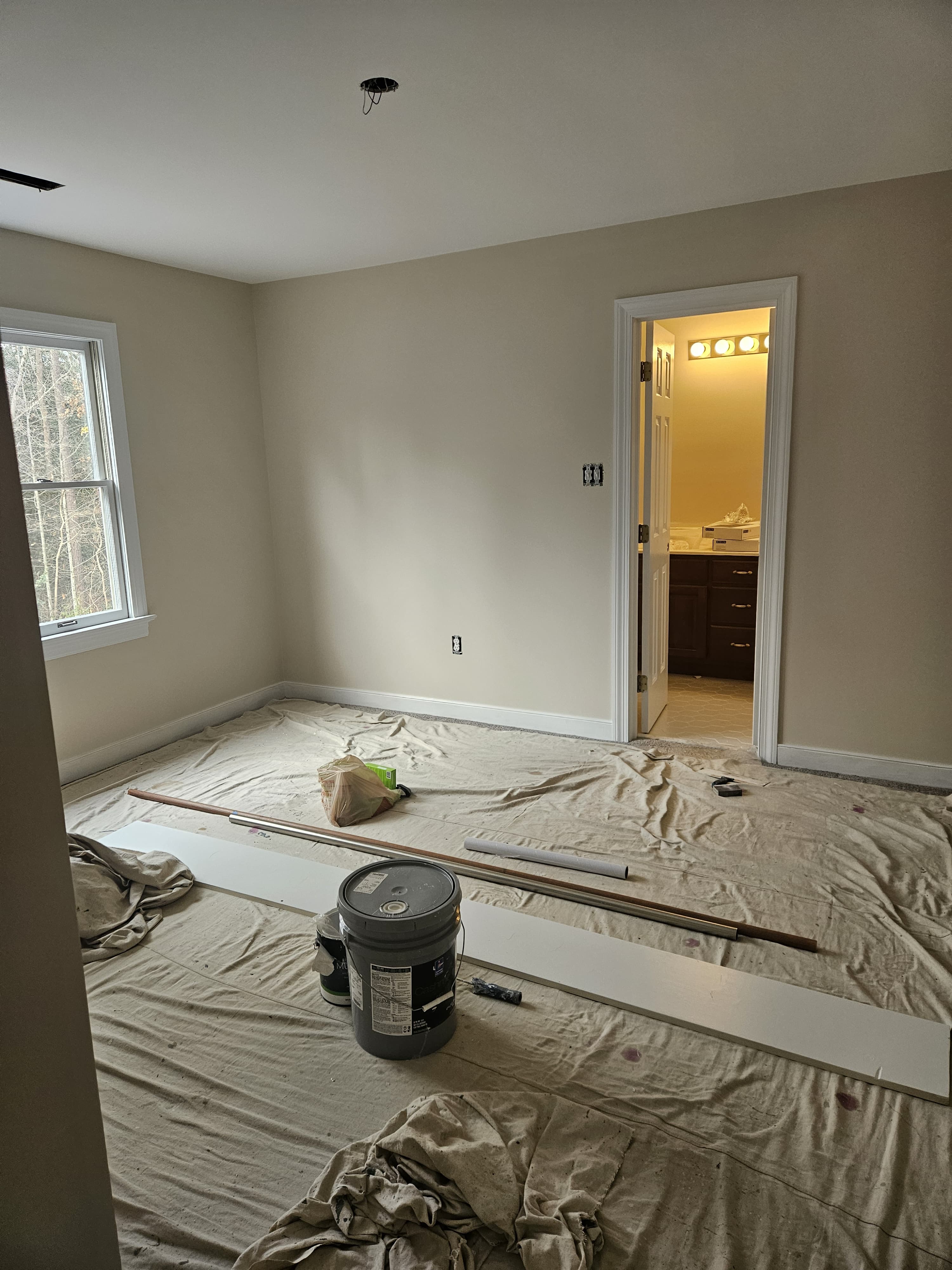 Interior painting preparation